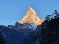Zermatt - letzte Blicke auf das Matterhorn am Abreisetag...