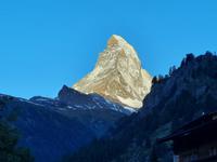 Zermatt - letzte Blicke auf das Matterhorn am Abreisetag...