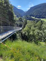 Fahrt von Täsch zur Schwägalp - Hängebrücke 