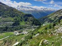 Fahrt von Täsch zur Schwägalp - Impressionenen von der Grimselpass -Straße...