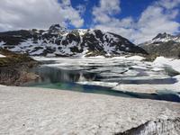 Fahrt von Täsch zur Schwägalp - Grimselpass (Totensee)