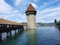 Luzern - Kapellbrücke mit Wasserturm