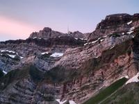 Blick zum Säntis am Morgen