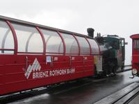 Brienzer Rothornbahn auf dem Gipfel