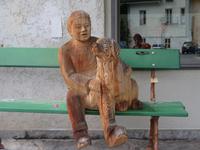 Brienz - das Holzschnitzerdorf - schöne Holzplastiken