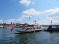 Schifffahrt mit dem Dampfschiff Friedrich Schiller von Luzern nach Flüelen