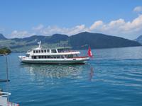 Schifffahrt mit dem Dampfschiff Friedrich Schiller von Luzern nach Flüelen