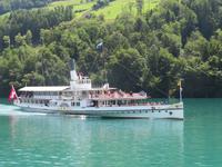 Schifffahrt mit dem Dampfschiff Friedrich Schiller von Luzern nach Flüelen