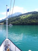 Schifffahrt mit dem Dampfschiff Friedrich Schiller von Luzern nach Flüelen