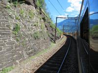 Fahrt mit dem Gotthard Panorama Express von Flüelen nach Bellinzona