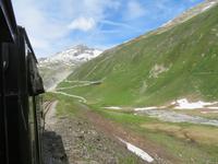 Fahrt mit der Furka-Dampfbahn
