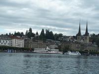 Fahrt mit dem Schiff nach von Luzern nach Vitznau