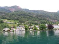 Fahrt mit dem Schiff nach von Luzern nach Vitznau