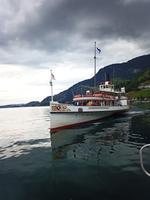 Fahrt mit dem Schiff nach von Luzern nach Vitznau
