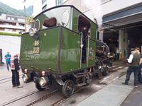 Vorbereitung der Dampflok der Rigibahn in Vitznau