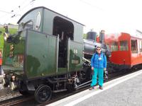 Fahrt mit dem Dampfzug der Rigibahn - auf Rigi-Kulm Reiseleiterin Annette