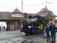 Vitznau - die Lok fährt ins Depot