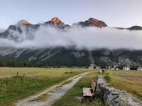 Morgenstimmung am Silser See