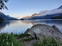 Morgenstimmung am Silser See