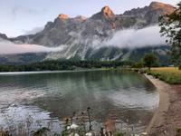 Morgenstimmung am Silser See