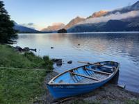 Morgenstimmung am Silser See