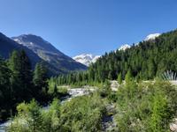 Fahrtimpressionen mit dem Bernina-Express 