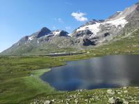 Fahrtimpressionen mit dem Bernina-Express (Lej Nair - Schwarzer See)