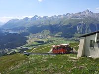 Muottas Muragl - Panoramablick ins Oberengadin