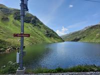 Fahrtimpressionen mit dem Glacier-Express (Oberalppass)