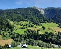 Fahrtimpressionen mit dem Glacier-Express (Goms)