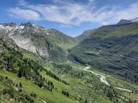 Grimselpass-Straße - Blick zum Rhonegletscher