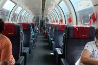 Blick in den Großraumwagen 