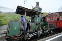 Eine Lok mit hochstehendem Kessel