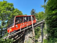 Interlaken - Fahrt mit der Harderbahn zum Harderkulm