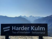 Harder Kulm - Blick auf Eiger, Mönch und Jungfrau...
