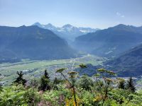 Harder Kulm - Blick auf Interlaken mit Eiger, Mönch und Jungfrau...