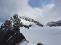 Jungfraujoch - Ausblick von der Sphinx-Aussichtsterrasse zum 