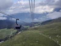 Seilbahn Eiger Express - Fahrt von der Station 