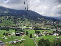 Seilbahn Eiger Express - Fahrt von der Station 