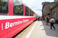 Am Haltepunkt Alp Grüm