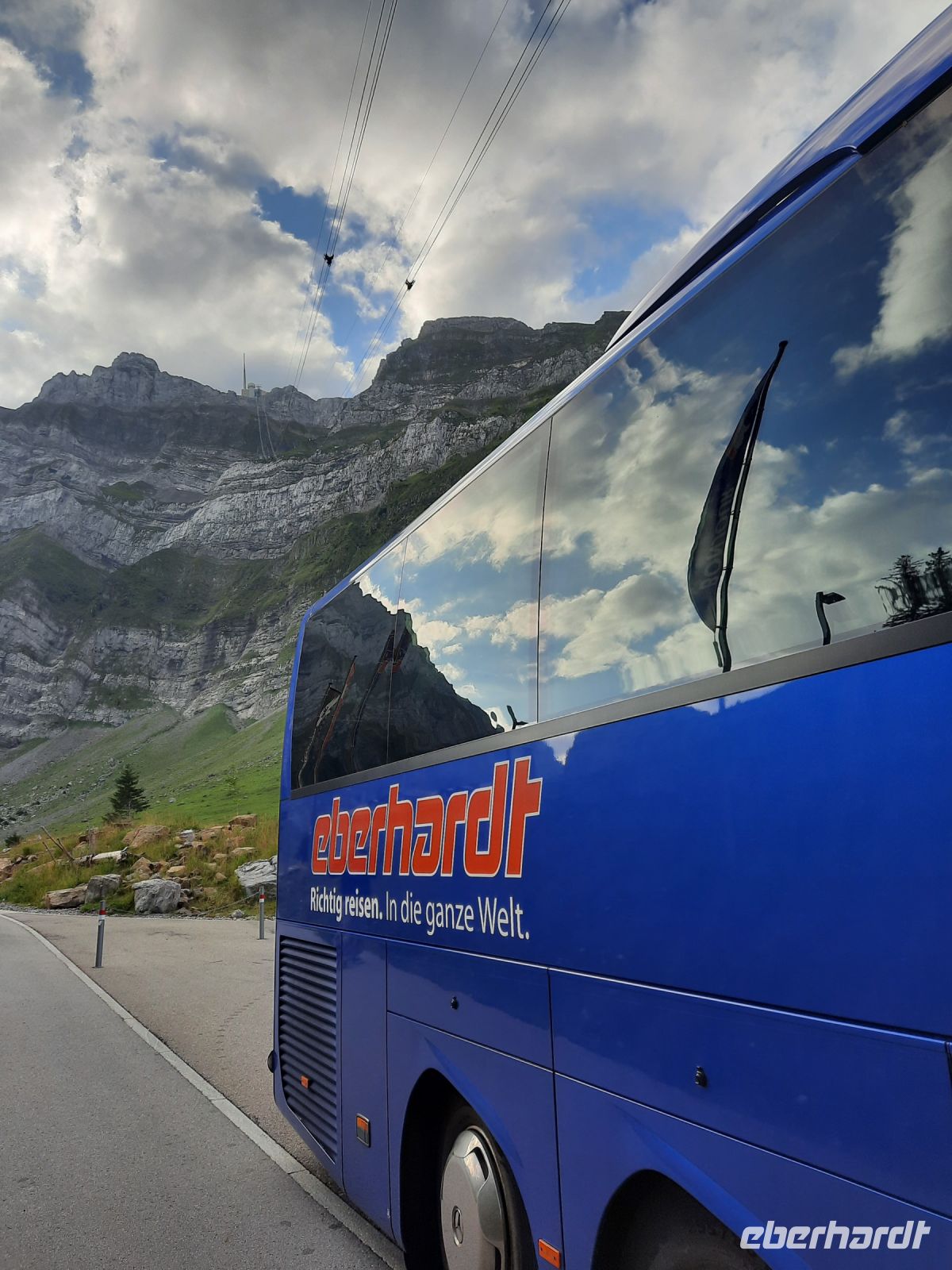 Appenzeller Land - Schwägalp mit Blick zum Säntis-Gipfel