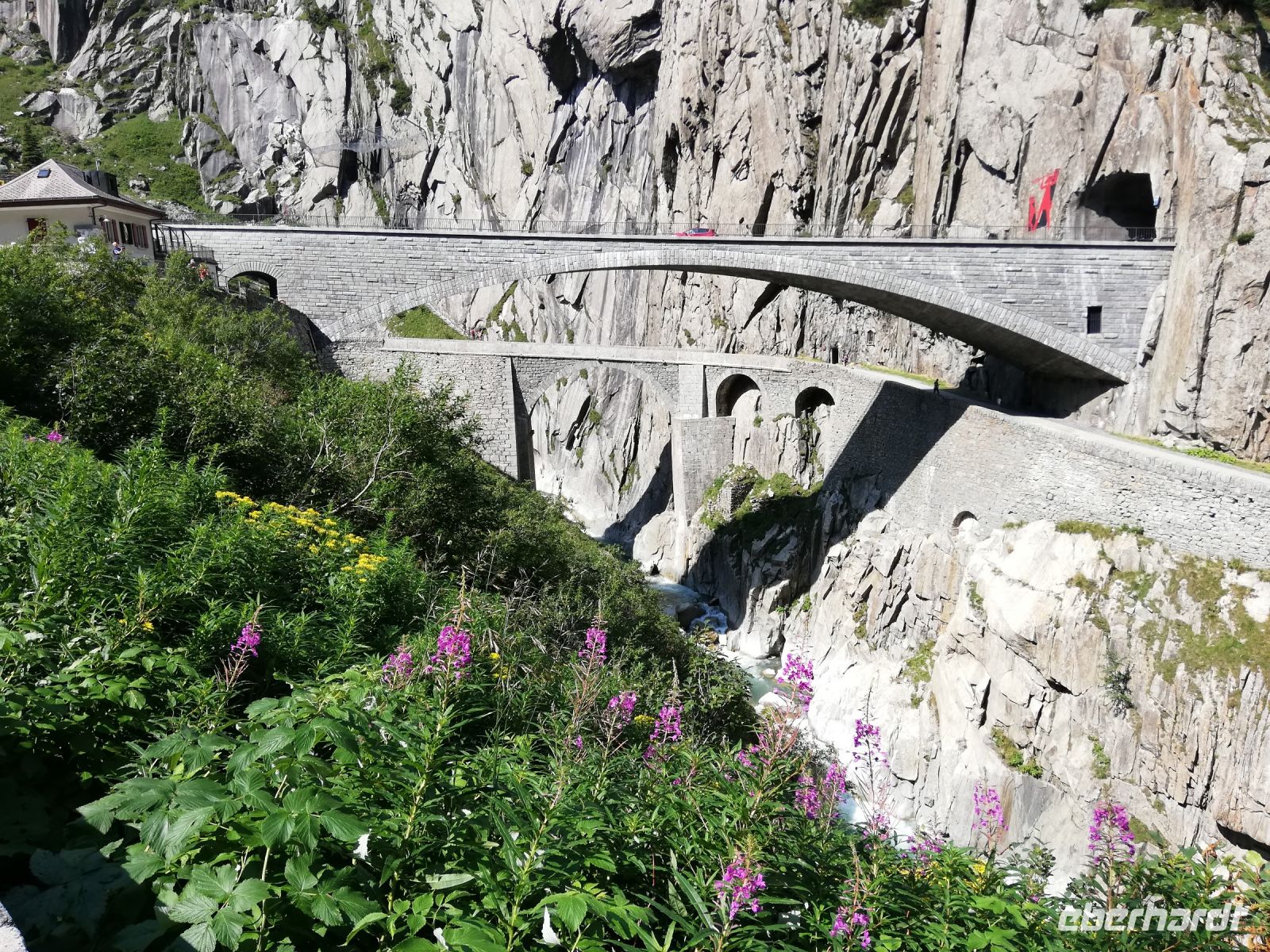 Andermatt, an der Teufelsbrücke