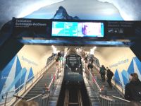 Zermatt, mit der Standseilbahn zur Sunnega