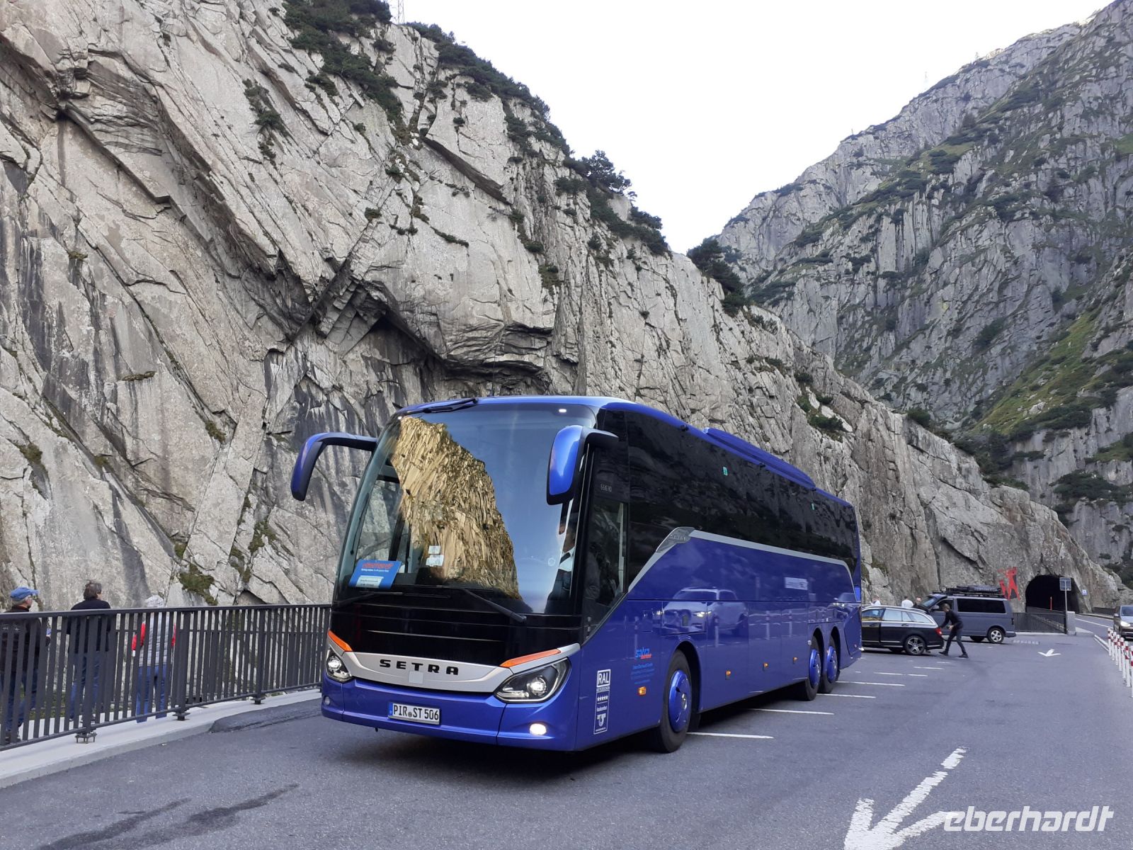 Stopp an der Teufelsbrücke
