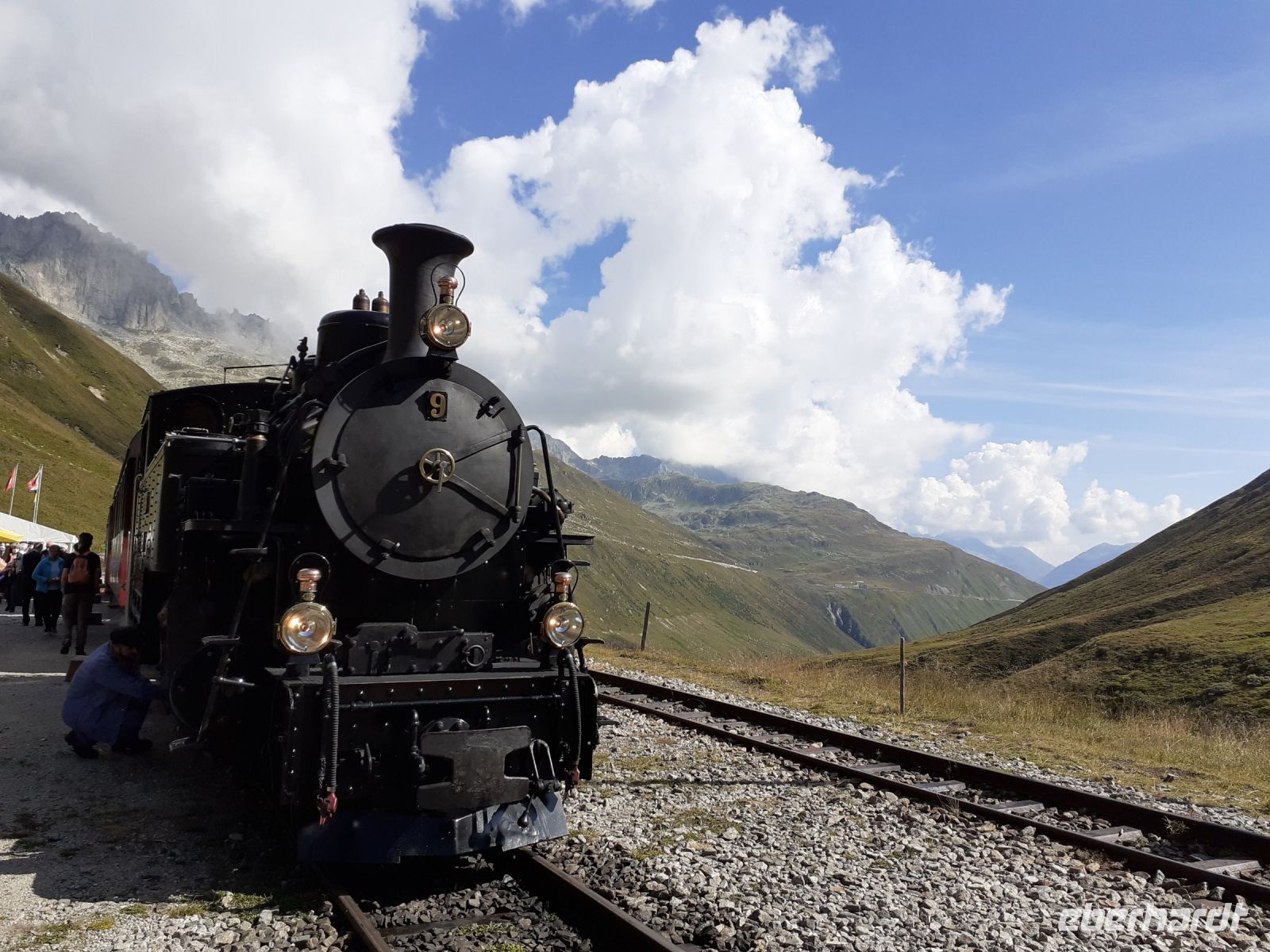 Unterwegs mit der Furka Dampfbahn