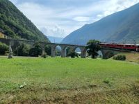 Fahrt über das Kreisviadukt