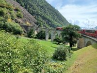 Fahrt über das Kreisviadukt