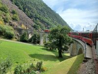 Fahrt über das Kreisviadukt