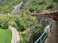 Fahrt über das Kreisviadukt