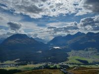 Blick aufs Engadin